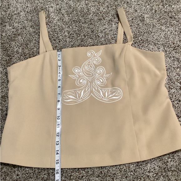 New Terramina Jacket Suit Women 2 Piece Size 14 Brown Color - Picture 6 of 15